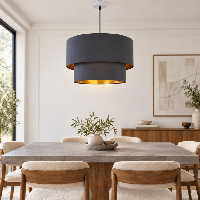 Modern Ceiling Lamp 006 styled in an interior