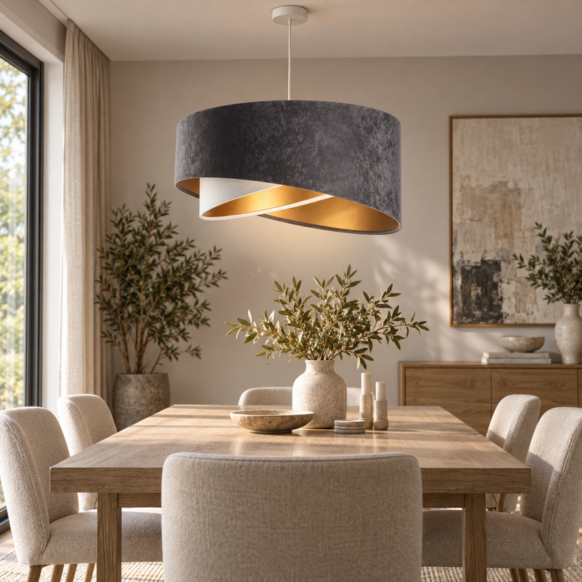 Modern Ceiling Lamp 034 styled in an interior