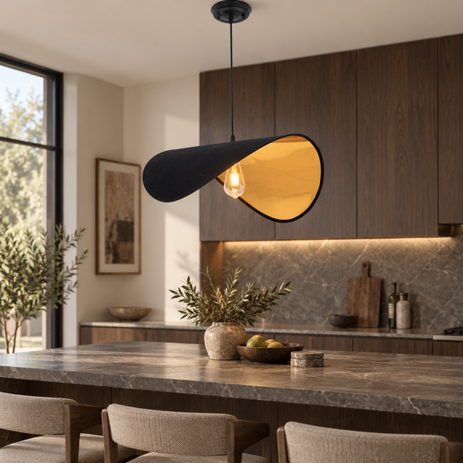 Modern Ceiling Lamp 080 styled in an interior