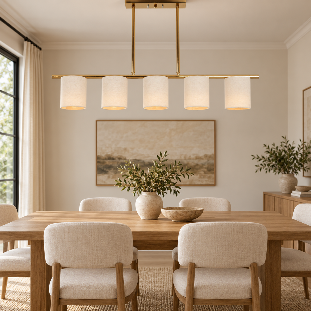 Modern Ceiling Lamp 082 styled in an interior