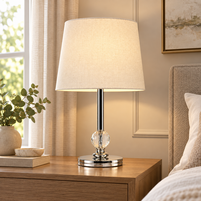 Modern Table Lamp 508 styled in an interior