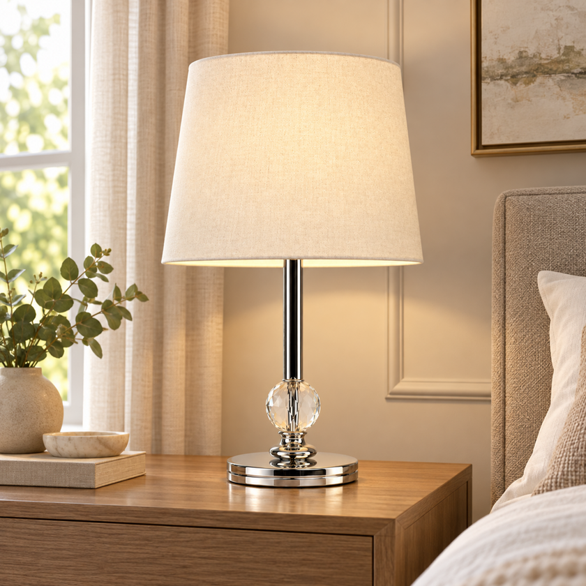 Modern Table Lamp 508 styled in an interior