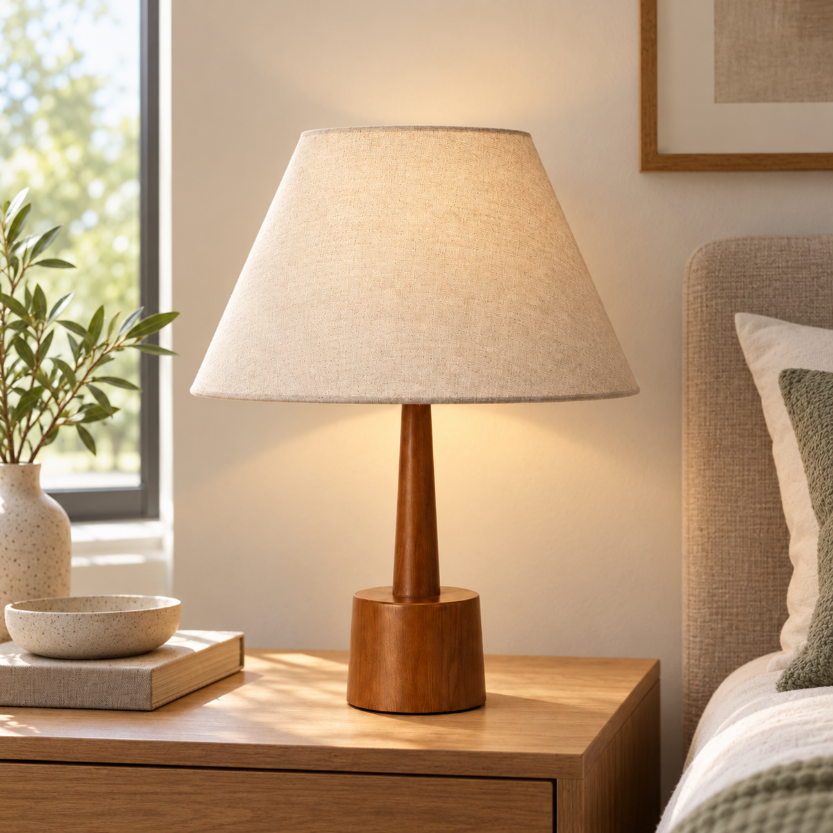 Modern Table Lamp 516 styled in an interior