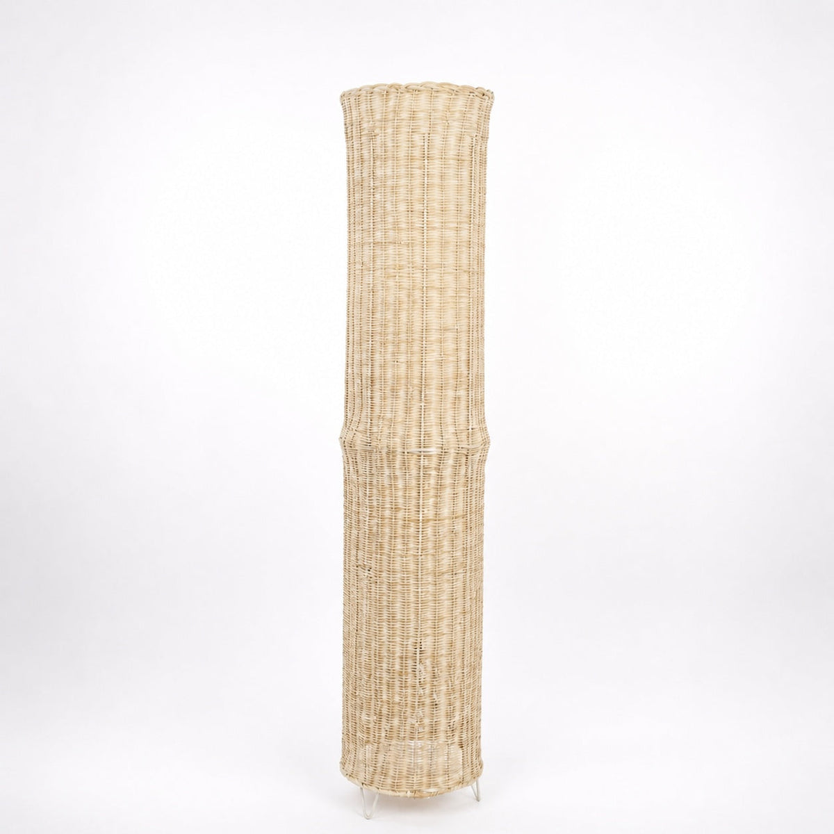 Bamboo Boho Floor Lamp 005, handmade boho floor lamp – product view 7