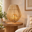 Bamboo Boho Table Lamp 002 styled in an interior