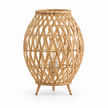 Bamboo Boho Table Lamp 004 on a white background