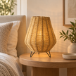 Bamboo Boho Table Lamp 005 styled in an interior