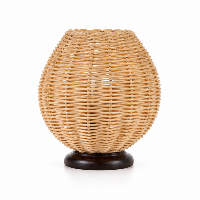 Bamboo Boho Table Lamp 015 on a white background