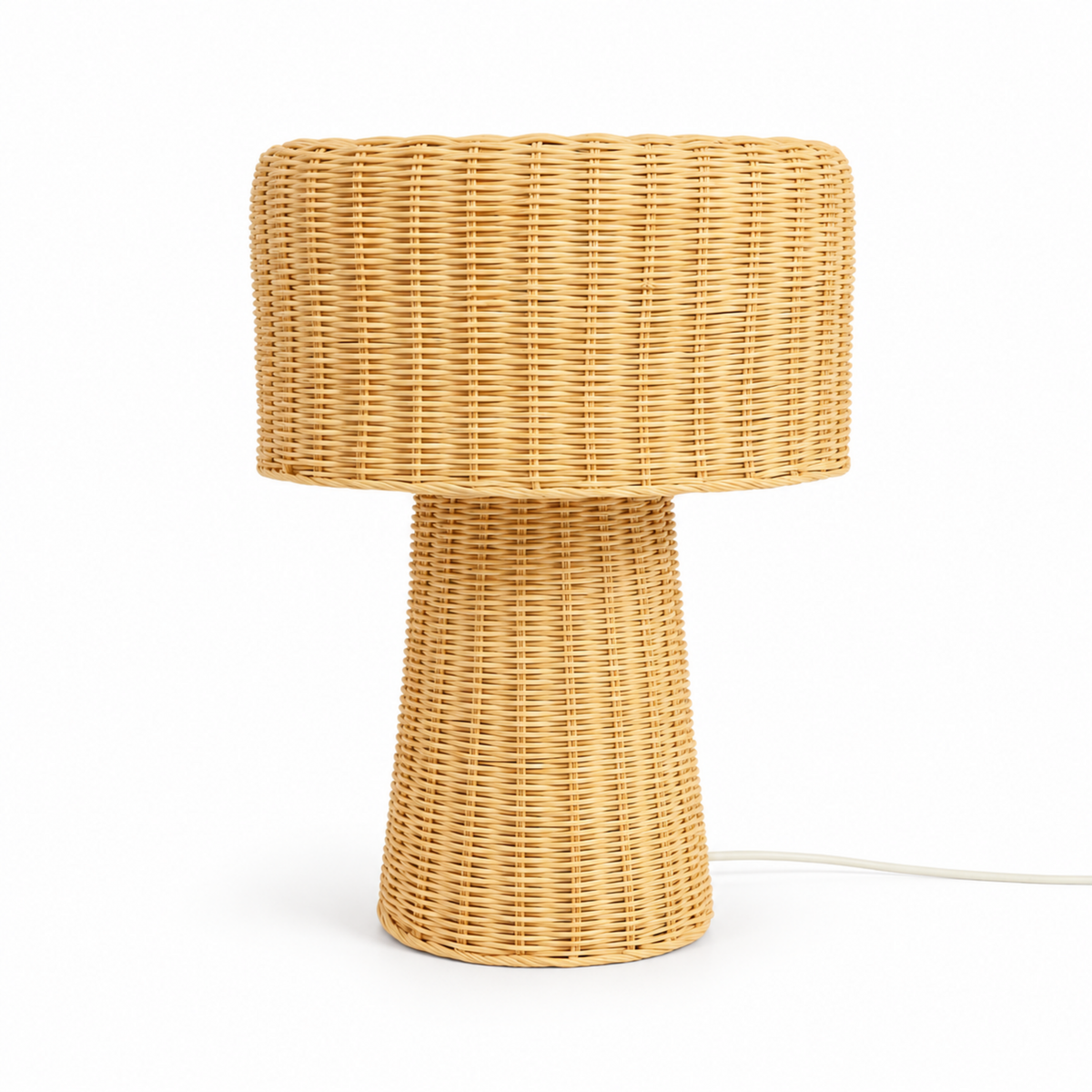 Bamboo Boho Table Lamp 019 on a white background