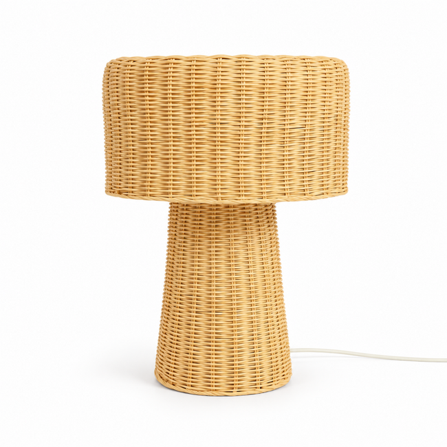 Bamboo Boho Table Lamp 019 on a white background