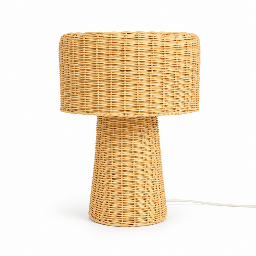Bamboo Boho Table Lamp 019 on a white background