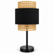 Rattan Boho Table Lamp 022 on a white background