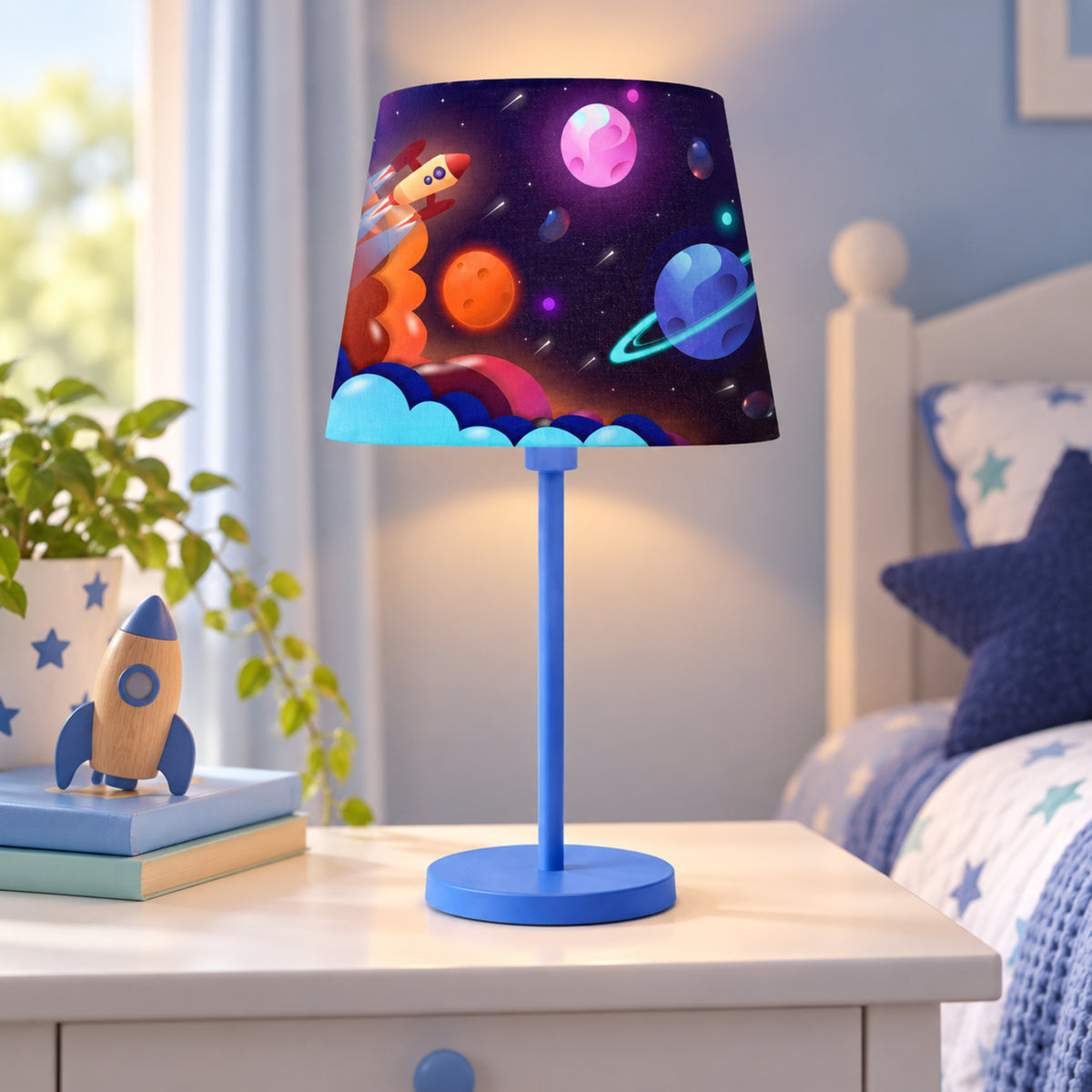 Kids Table Lamp 011 styled in an interior