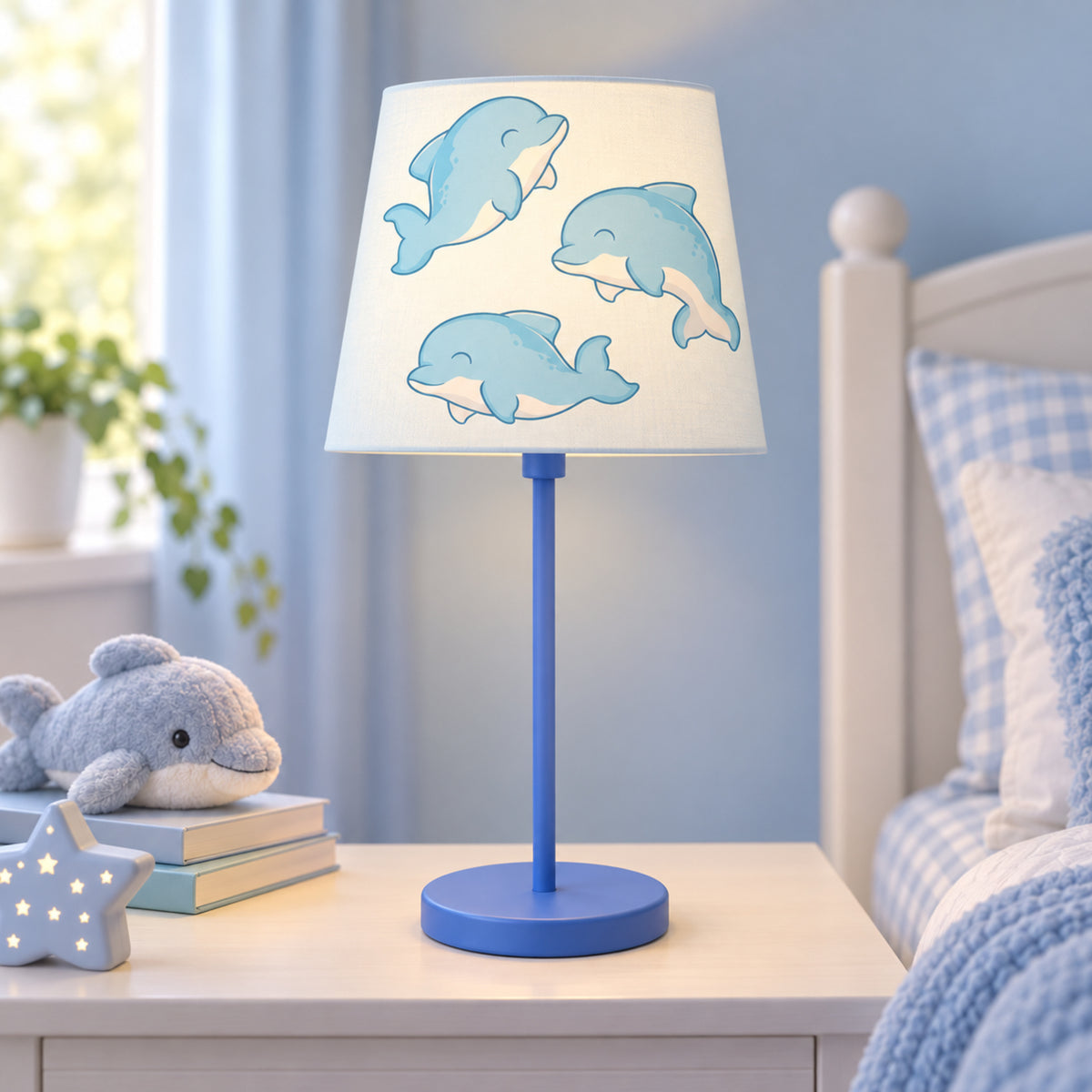 Kids Table Lamp 013 styled in an interior