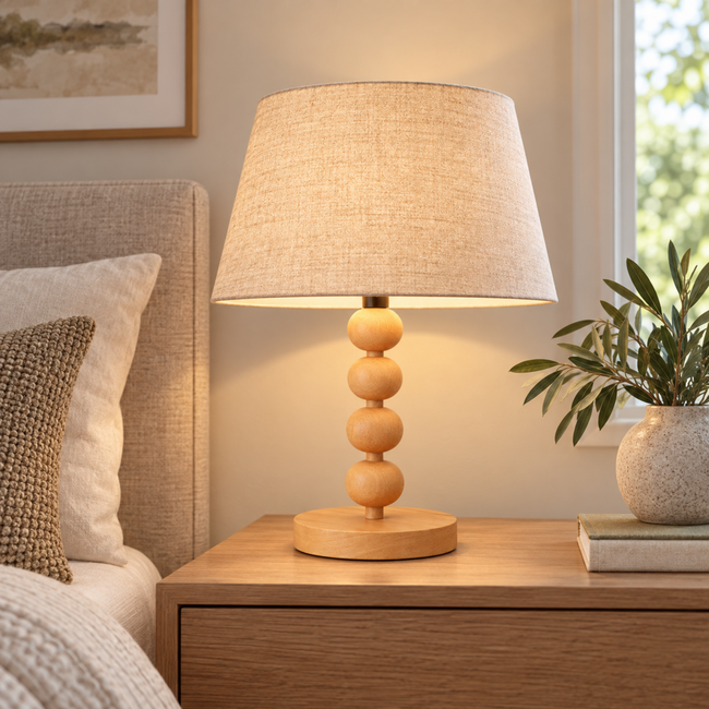 Modern Table Lamp 457 styled in an interior